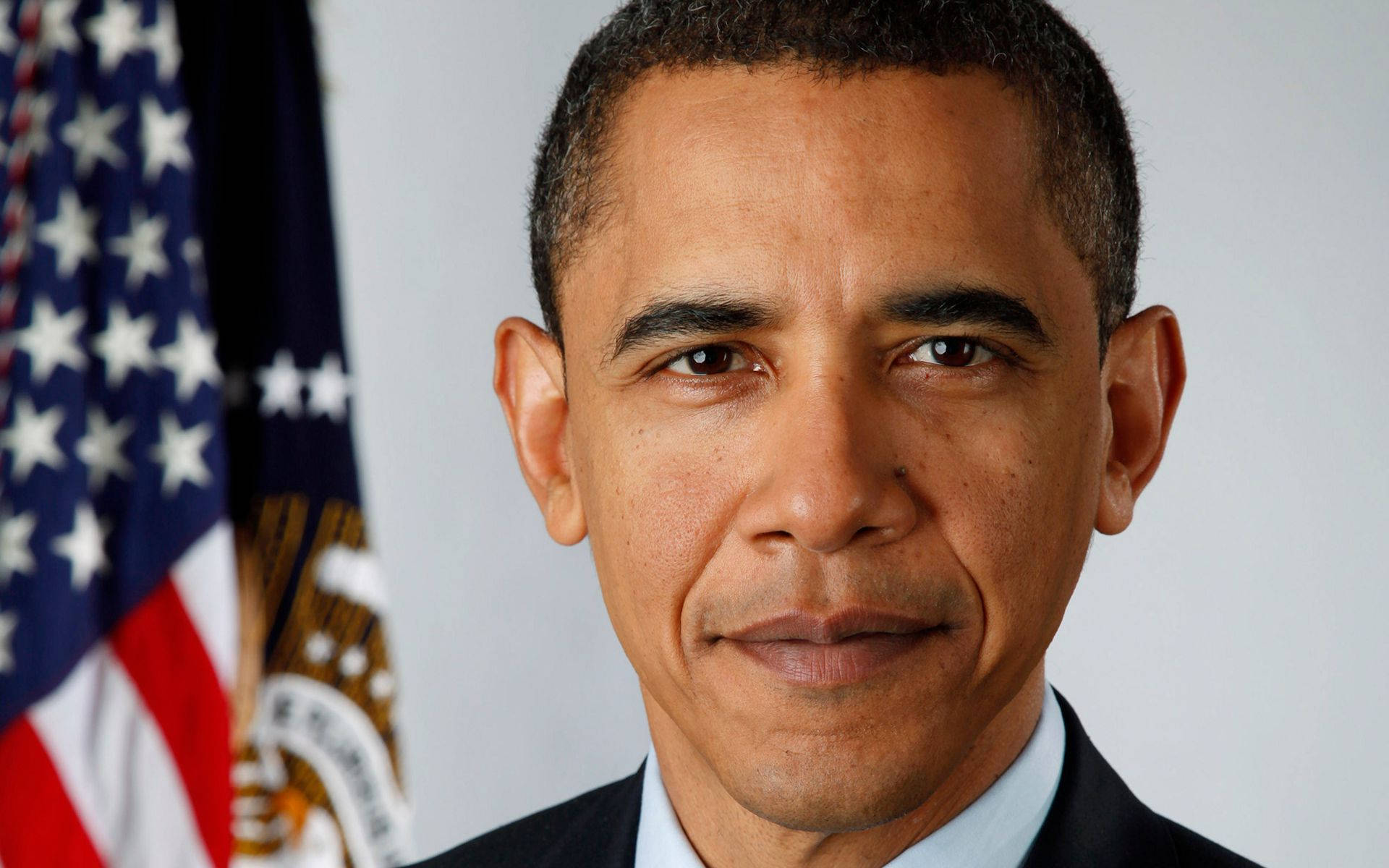 President Barack Obama Close-up Portrait
