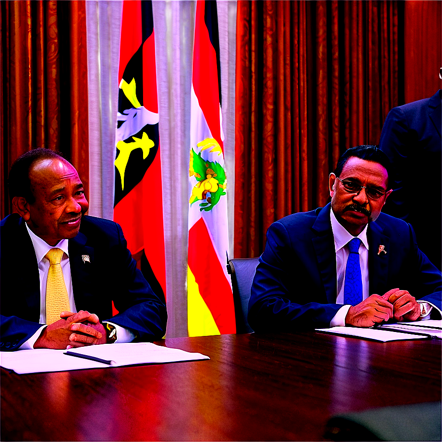 President In Cabinet Meeting Png Ibx PNG