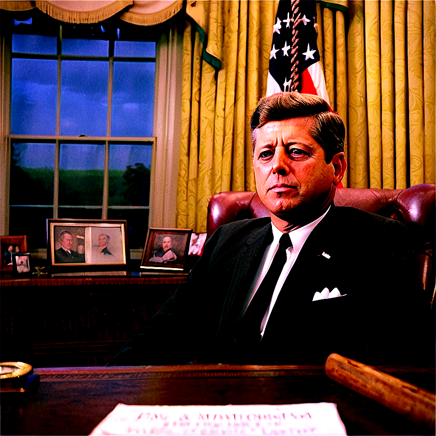 President Kennedy Oval Office Png Fbg PNG