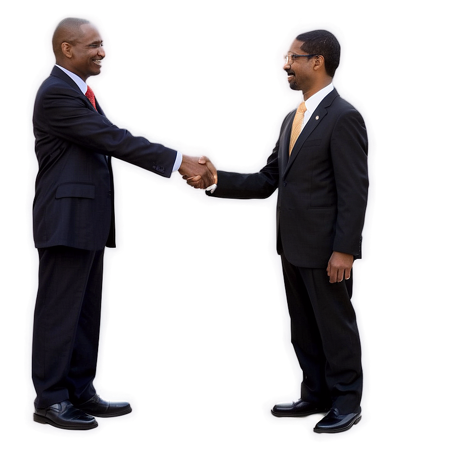 President Shaking Hands Png 06132024 PNG