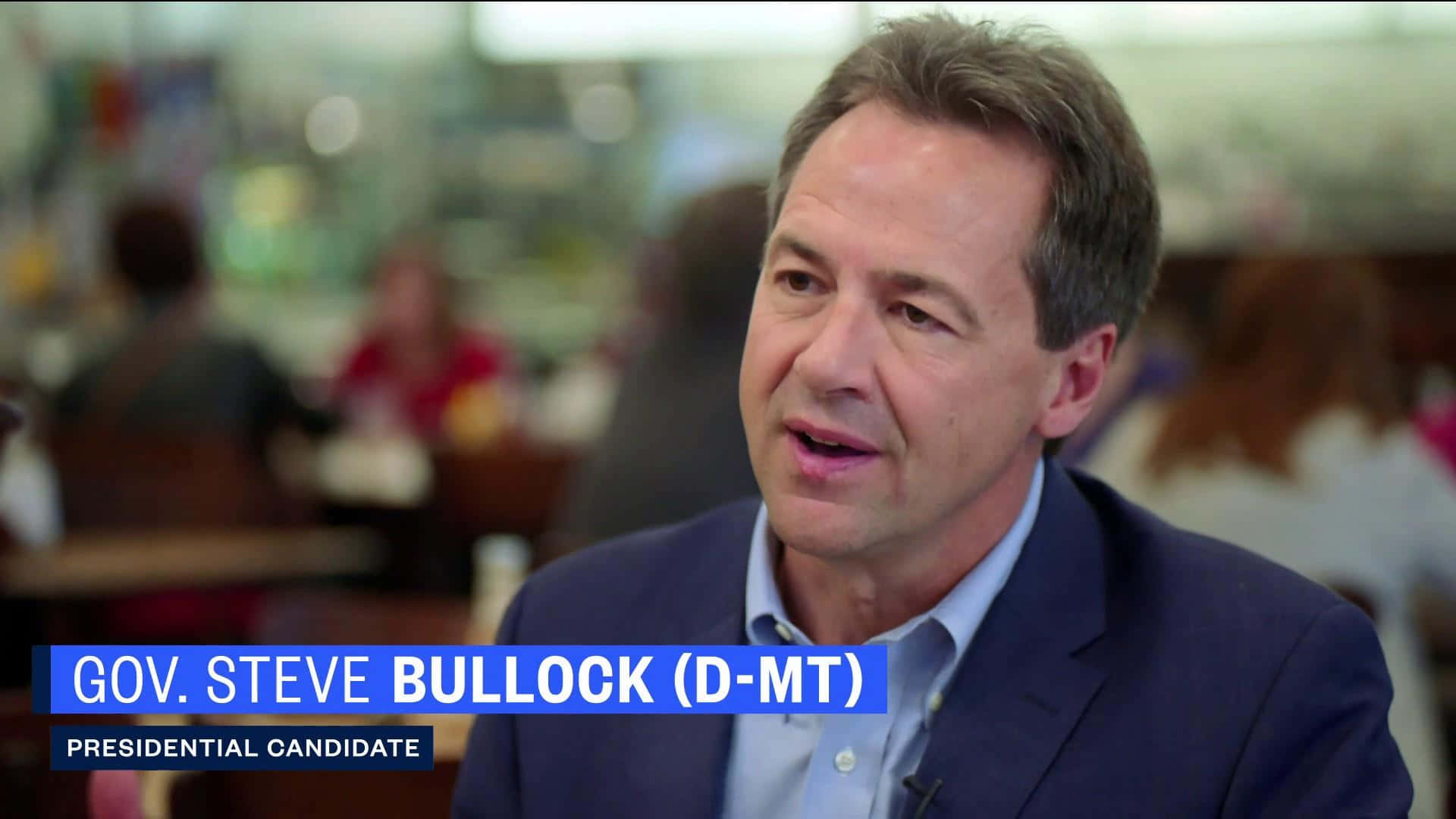 Candidatopresidencial Steve Bullock: Entrevista Fondo de pantalla