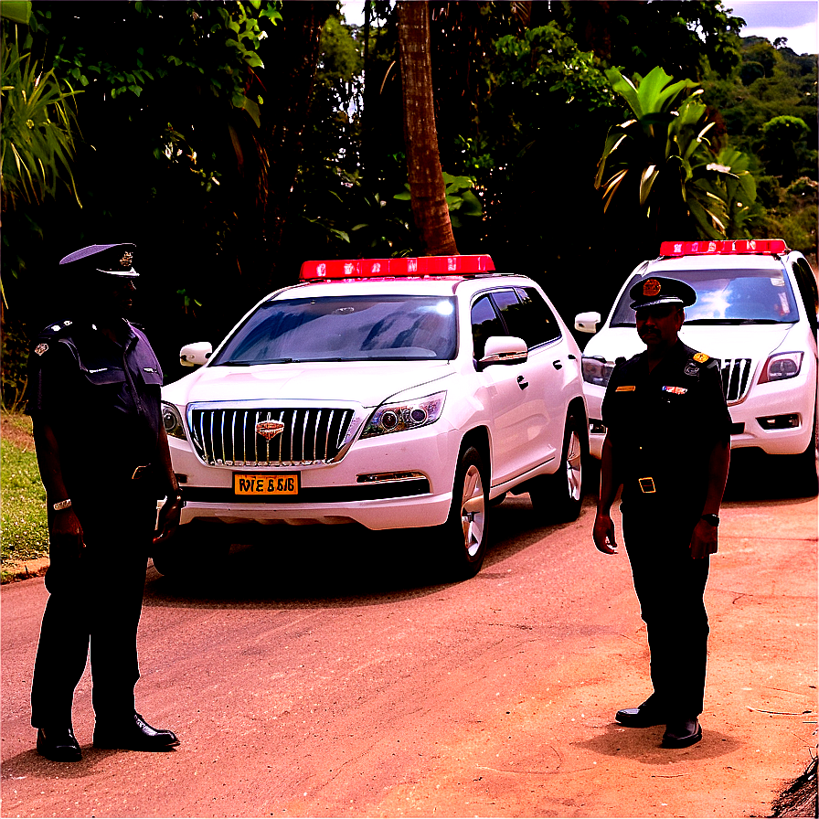 Presidential Security Convoy Png 06132024 PNG