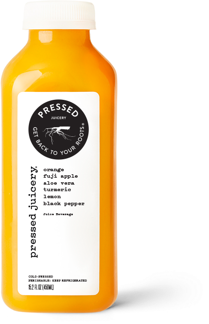 Pressed Orange Juice Bottle PNG