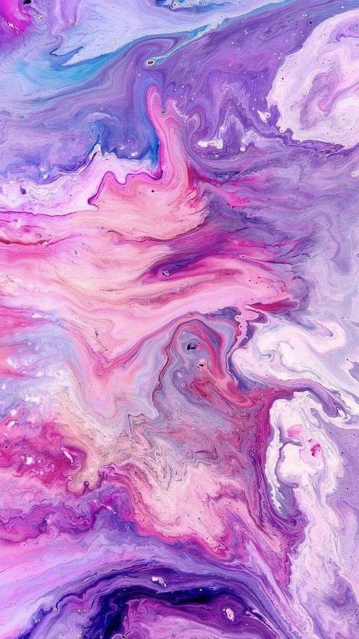 Pretty Background Abstract Purple Painting Background