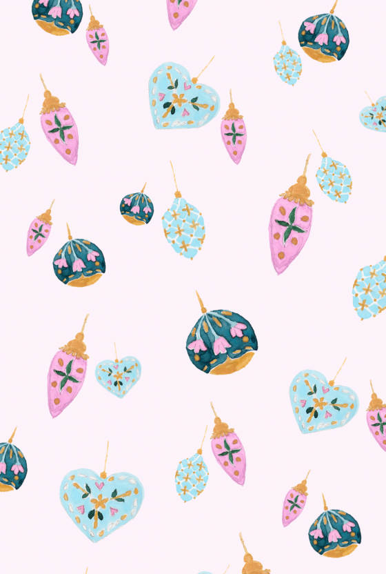 Pretty Background Cute Shapes Art Background