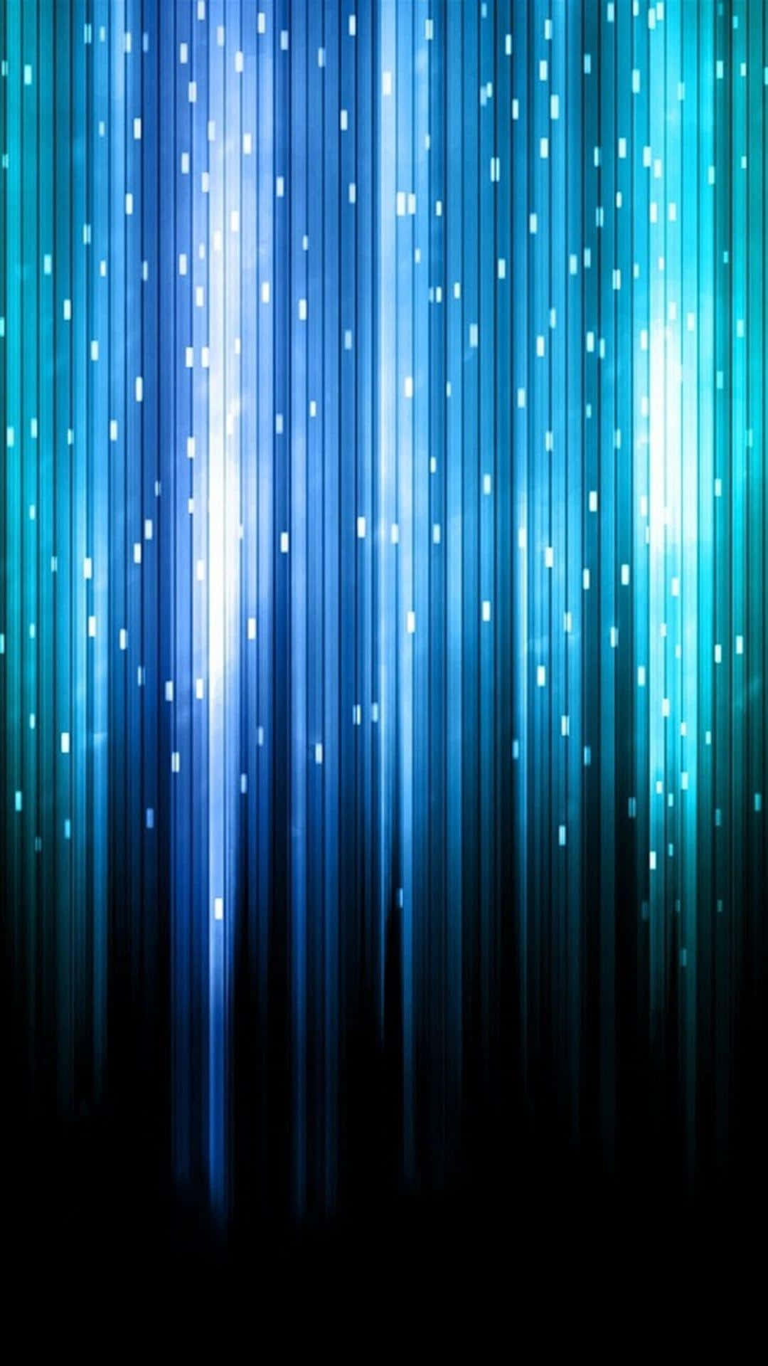 Blue Light Background With Stars