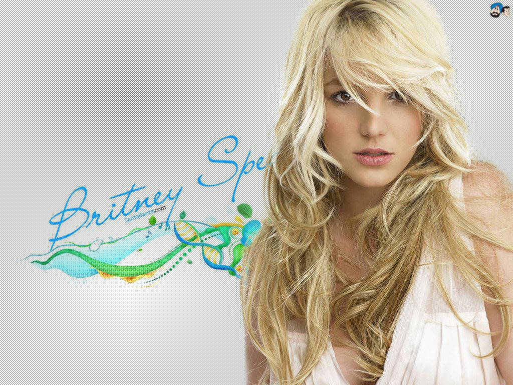 Pretty Britney Spears Fan Art Background