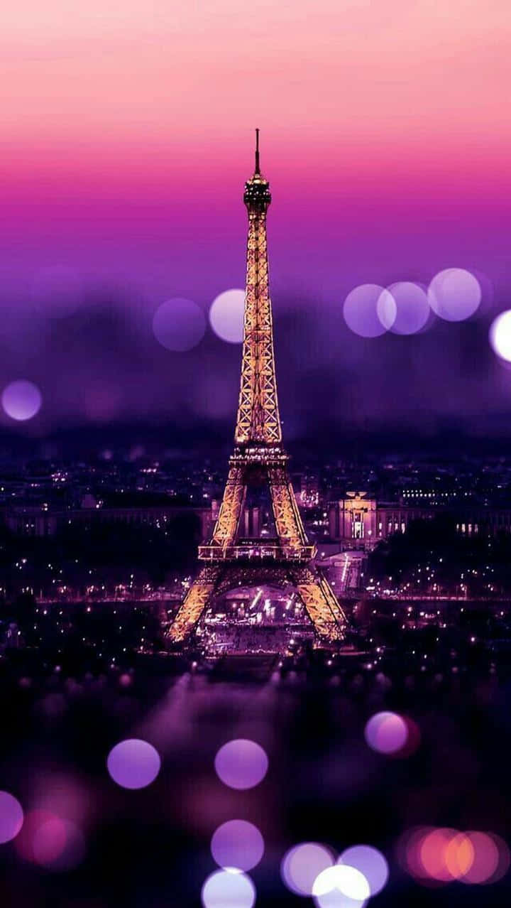 Parisktapeter Med Eiffeltornet. Wallpaper