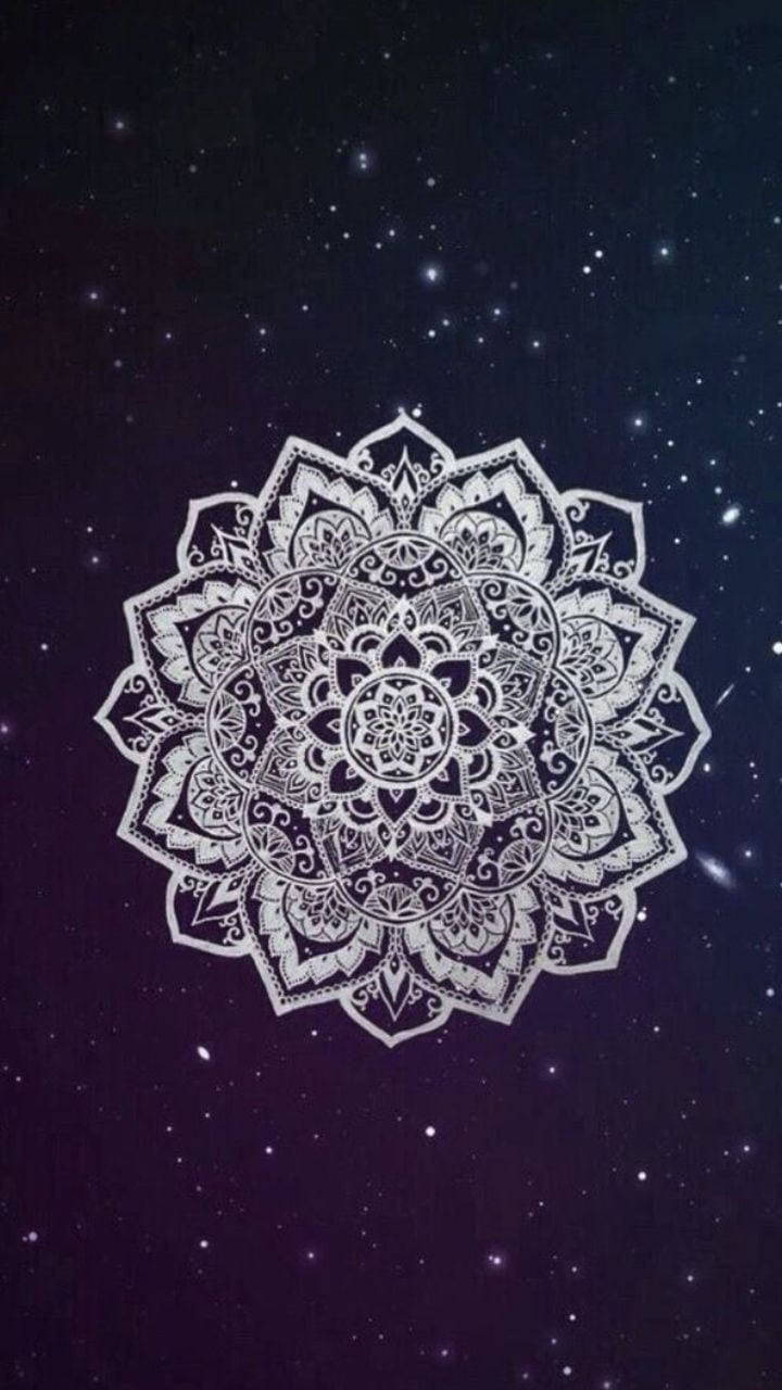 Pretty Galaxy Mandala Wallpaper