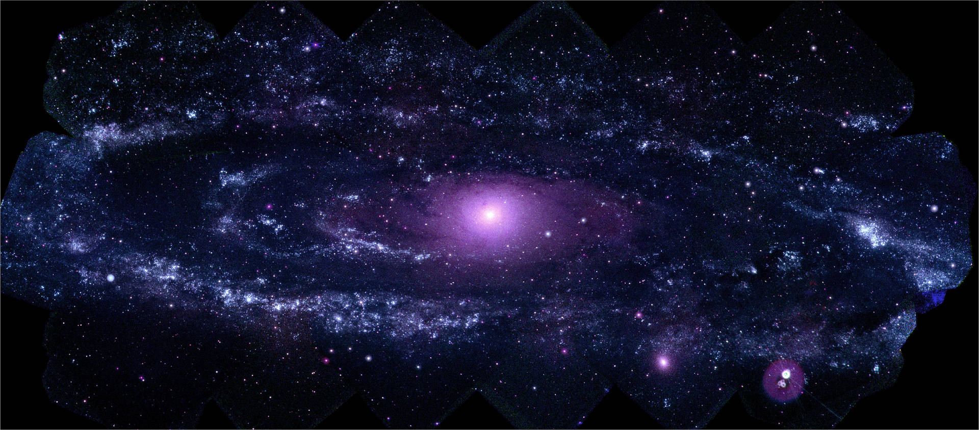 Pretty Galaxy Purple Wallpaper