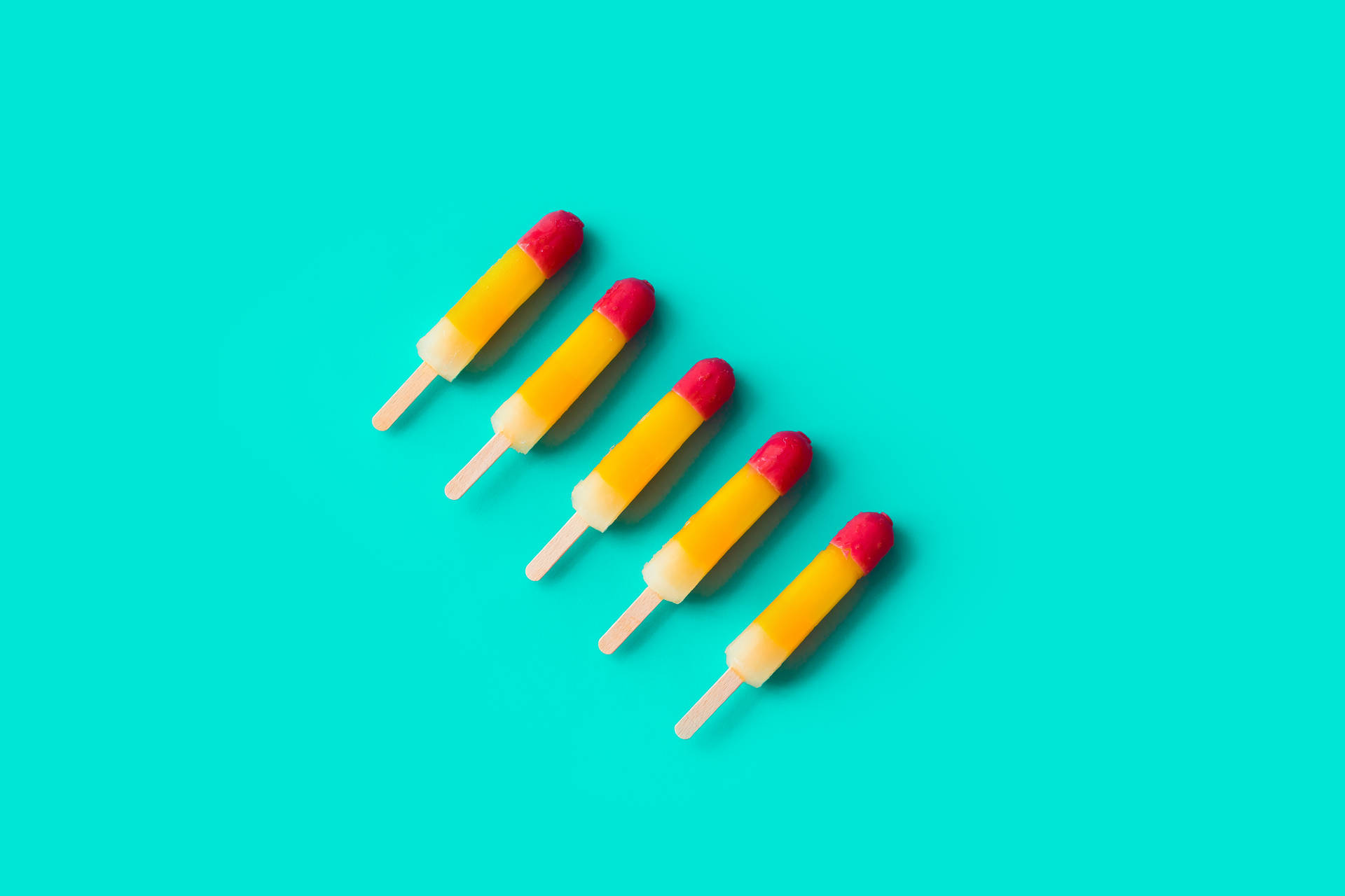 Pretty Pastel Popsicle Sticks Wallpaper