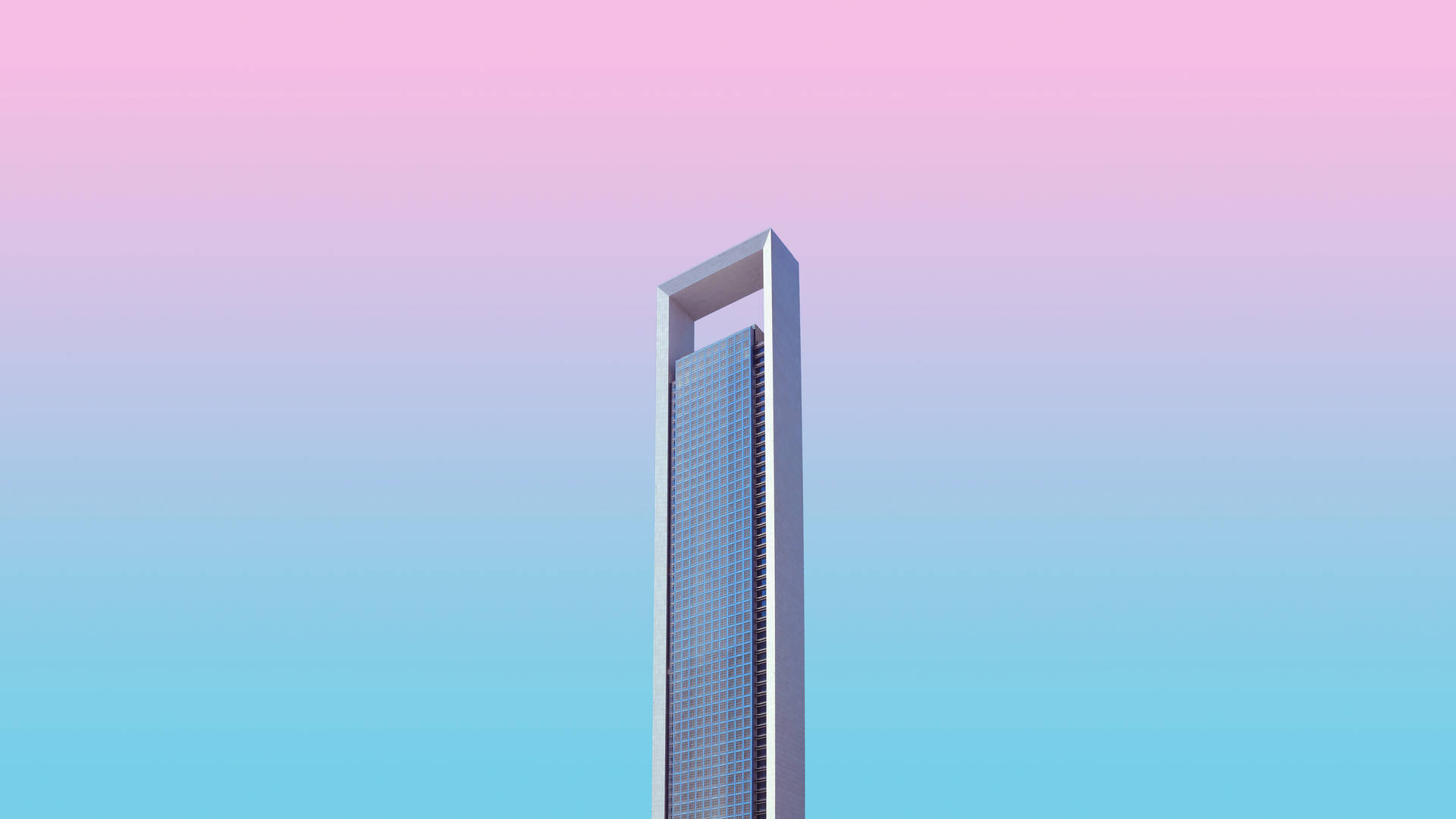 Pretty Pastel Skyscraper Wallpaper