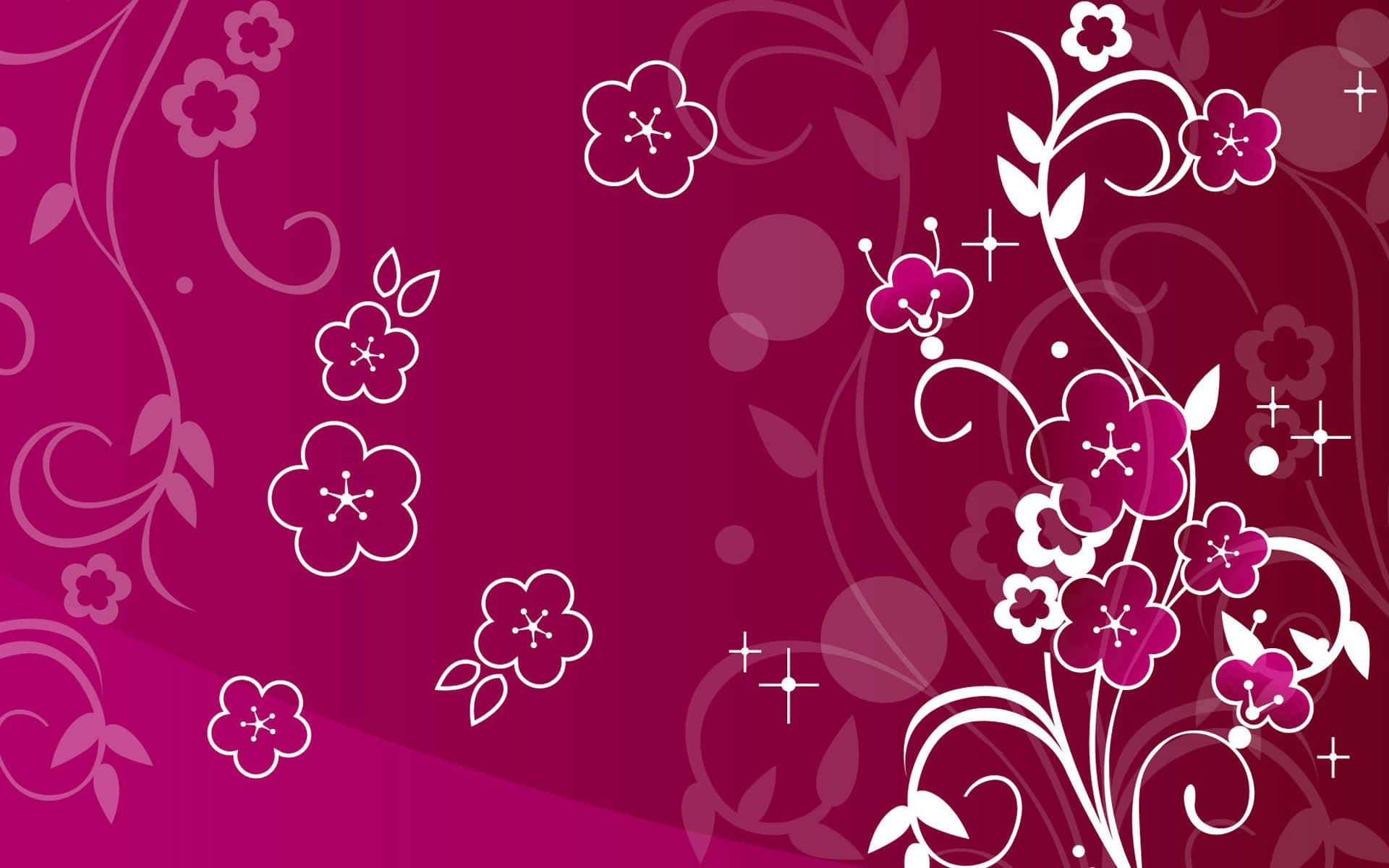 Pretty Pink background with abstract design