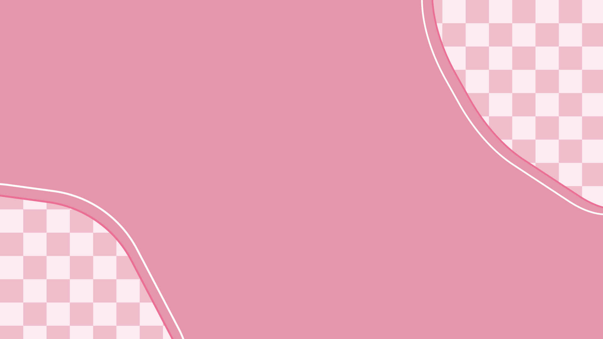 Pink And White Checkered Background