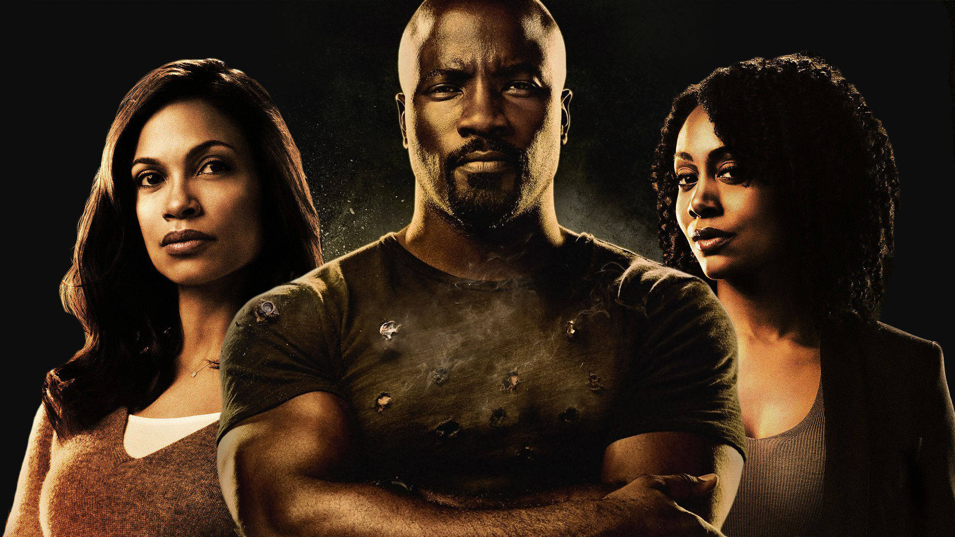 Pretty Promotional Portraits Of Luke Cage Wallpaper