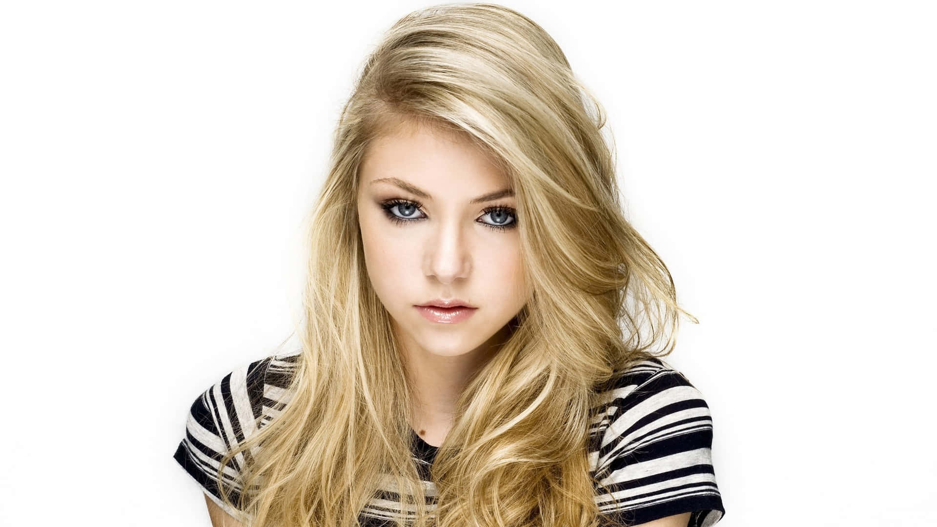 Pretty Teen Blonde Girl Background