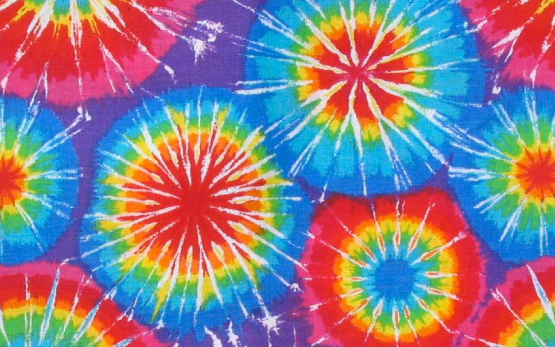 Pretty Tie Dye Circles Wallpaper