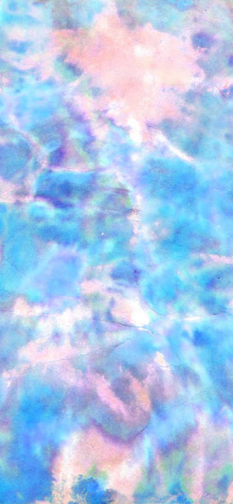 Pretty Tie Dye Turquoise Water Aesthetic Wallpaper