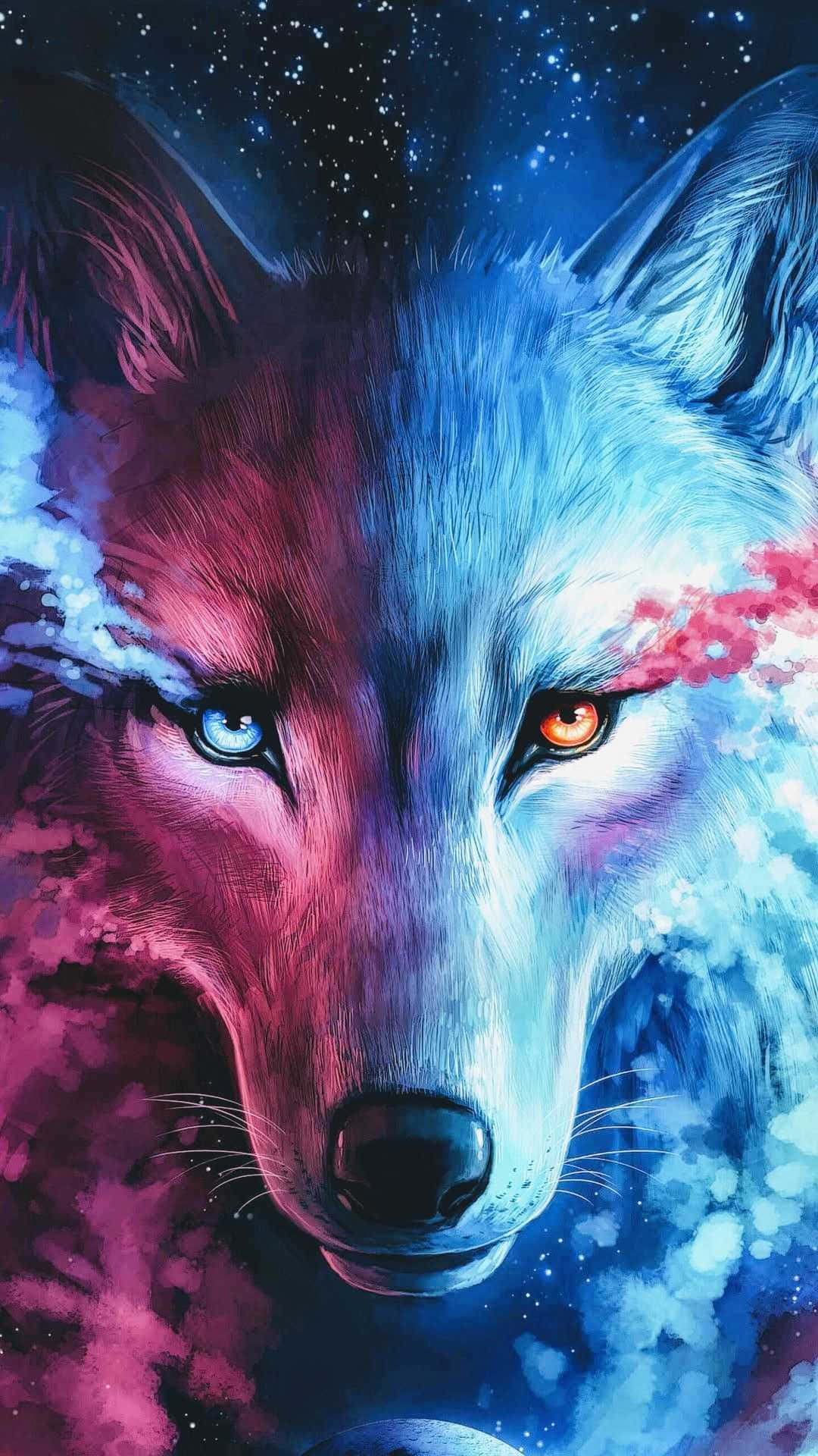 Download The Majestic Beauty of a Pretty Wolf Wallpaper | Wallpapers.com