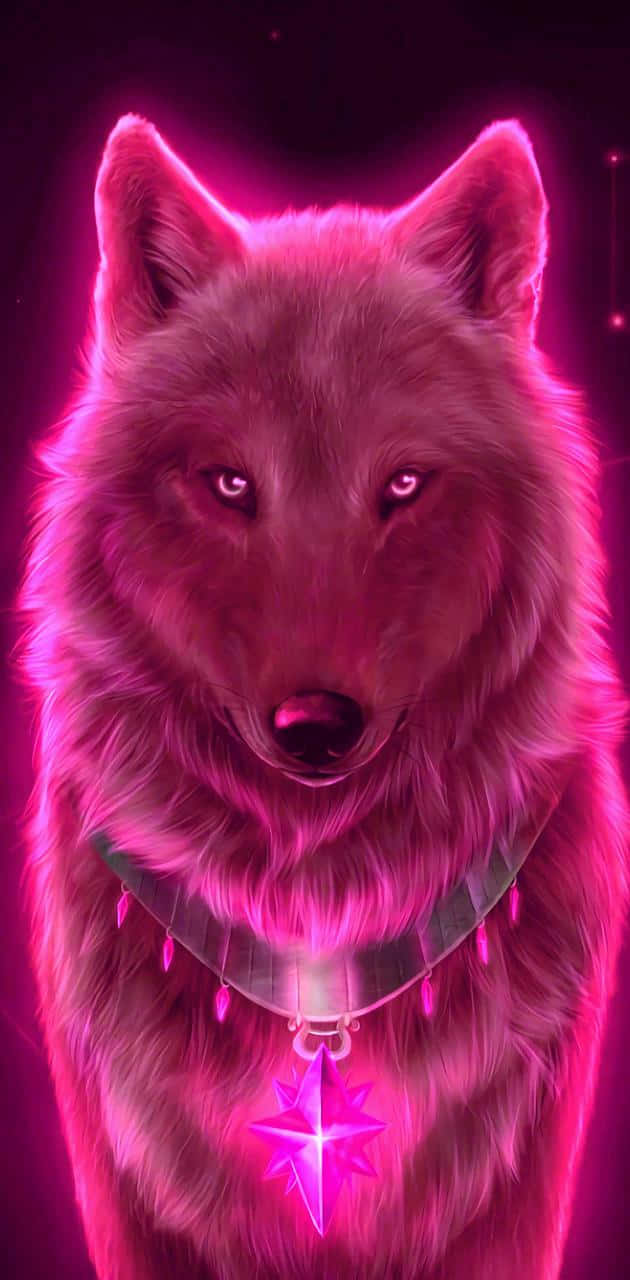 An Intimidating Yet Majestic Wolf Wallpaper