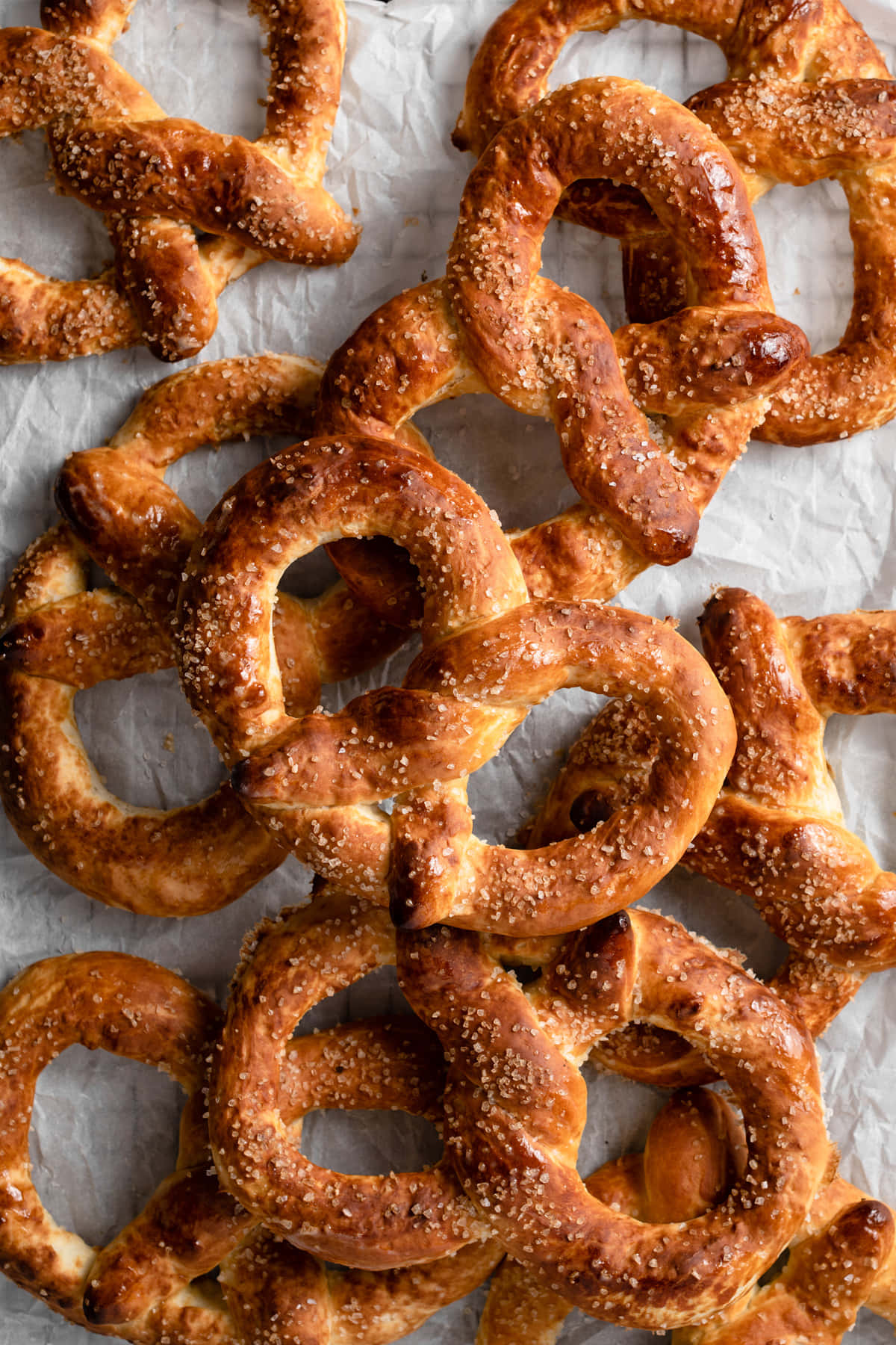 Enjoy a tasty pretzel snack.