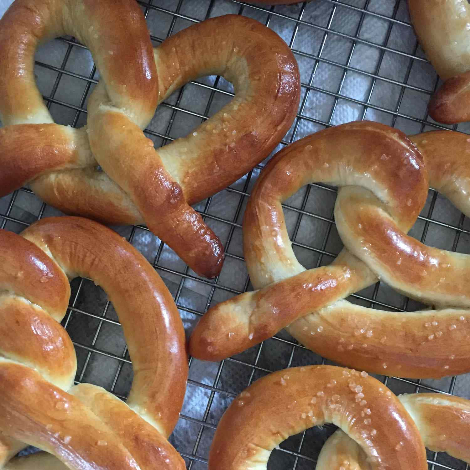 Fresh pretzels made daily with love
