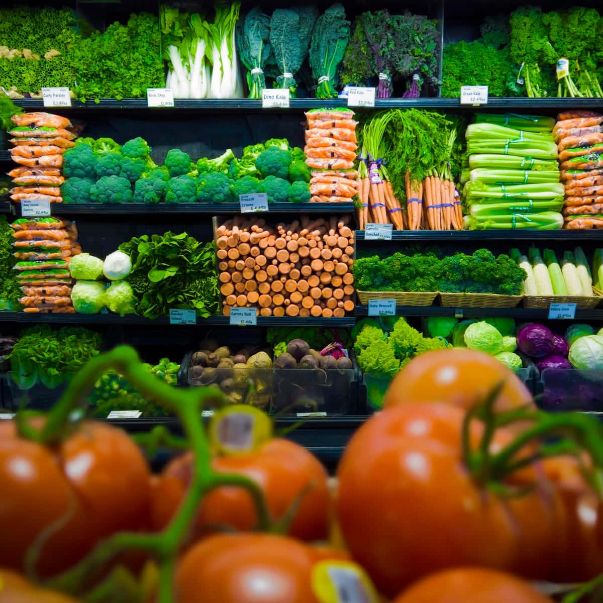 Hochpreisigerobst- Und Gemüseladen Wallpaper