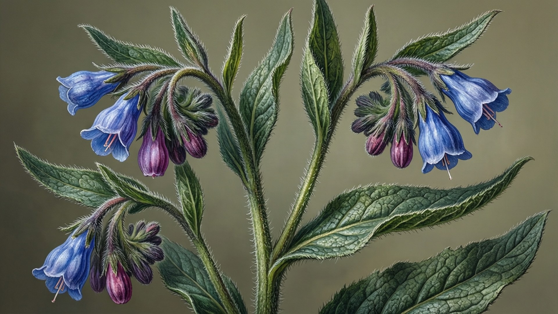 Prickly Comfrey Wallpaper