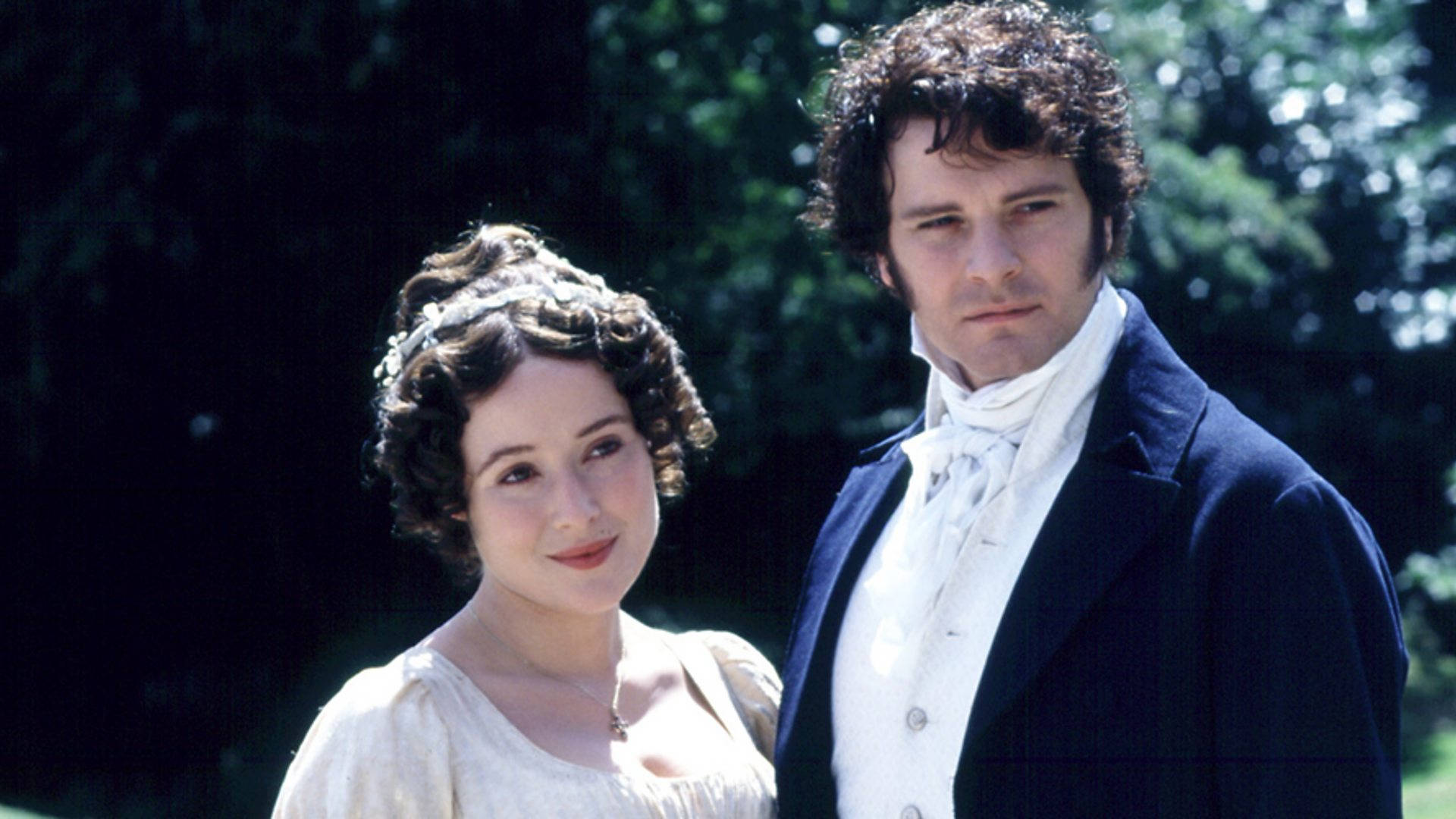 Stolthed og fordom Mr. Darcy og Elizabeth Bennet Wallpaper
