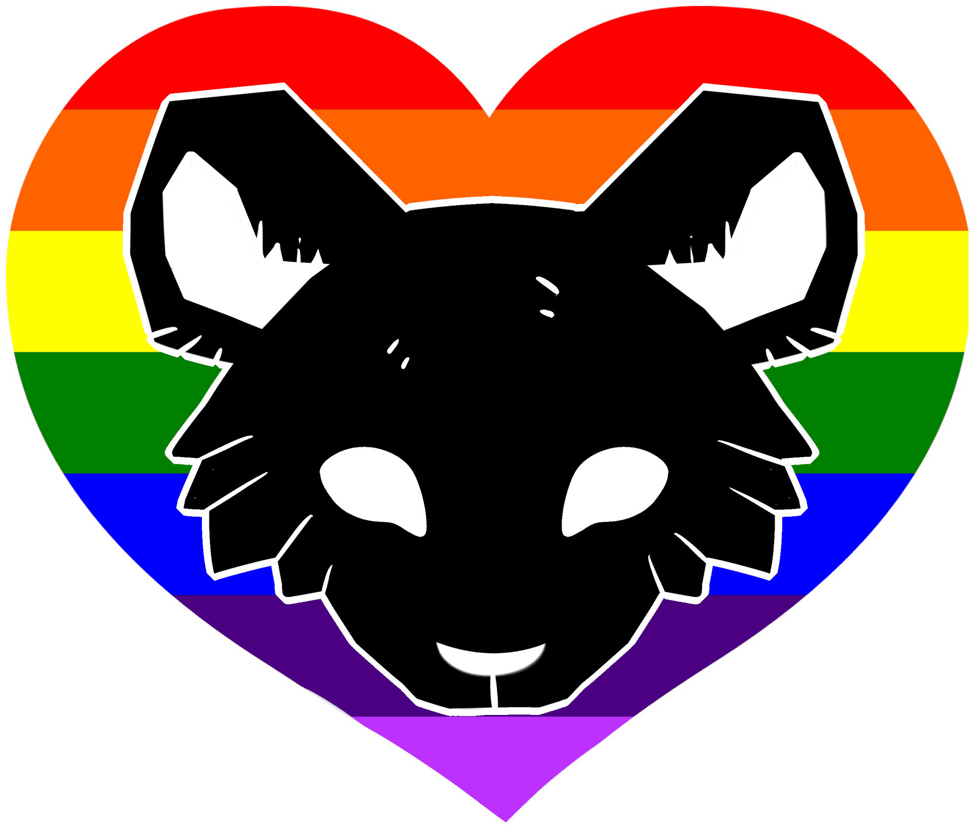 Pride_ Cat_ Heart_ Rainbow_ Background.png PNG