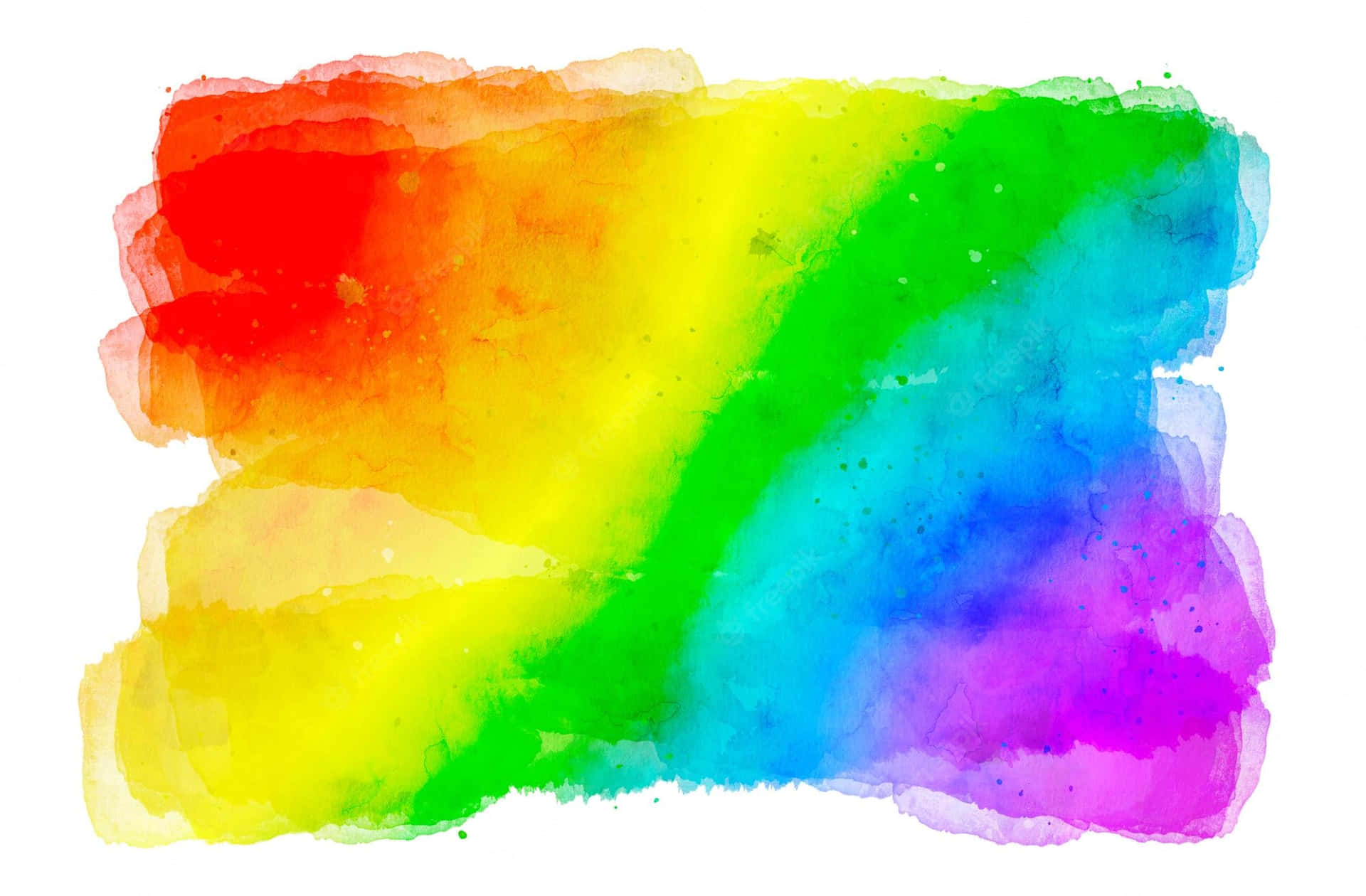 Rainbow Painting Pride Desktop Wallpaper