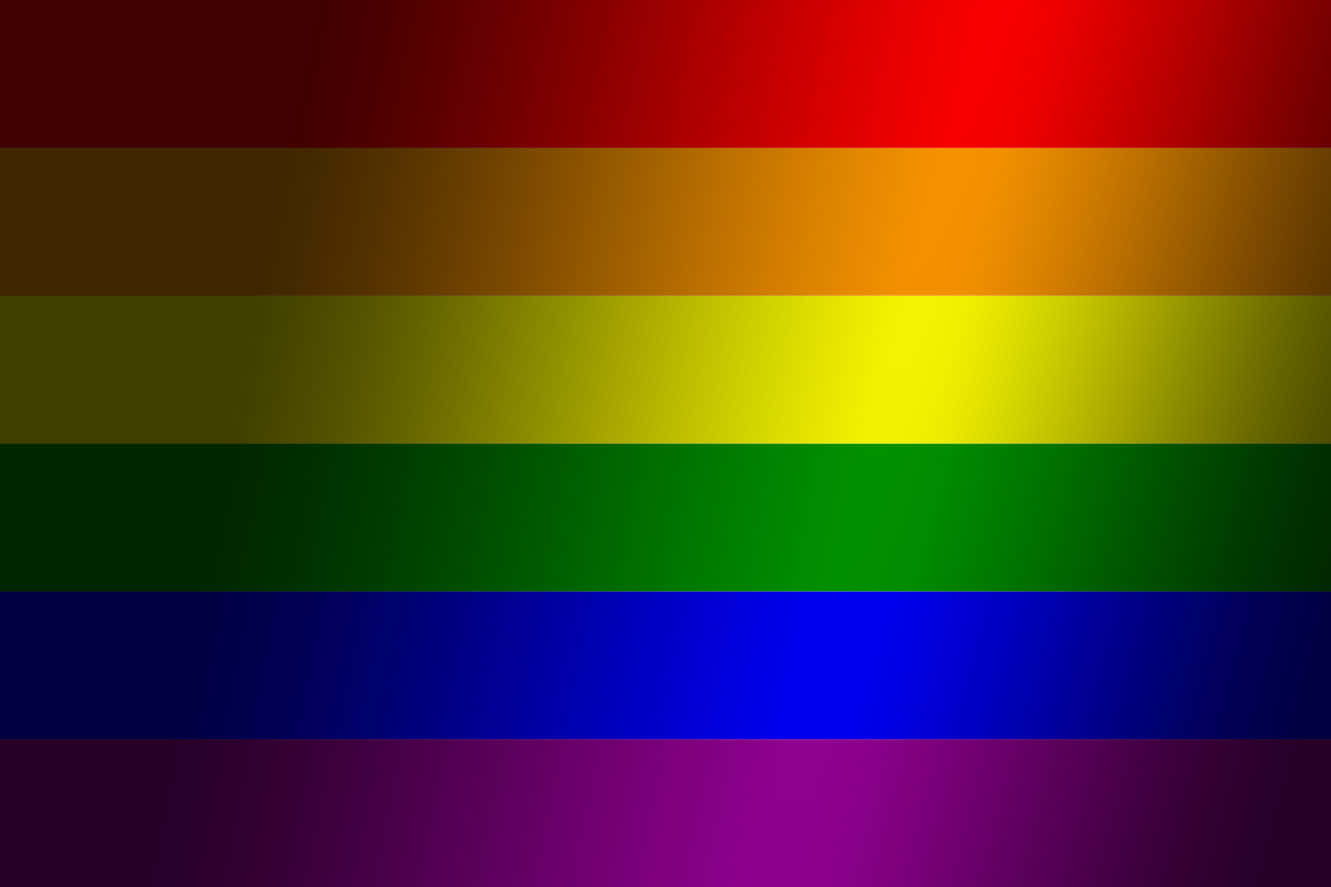 Fondode Pantalla De Escritorio Con La Bandera Del Arcoíris Del Orgullo Lgbtq+ Fondo de pantalla