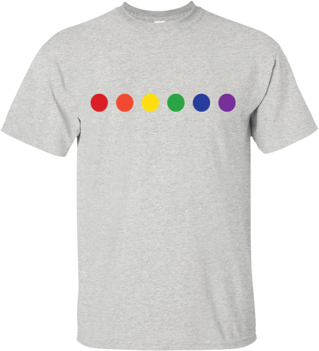 Pride Dot Design T Shirt PNG