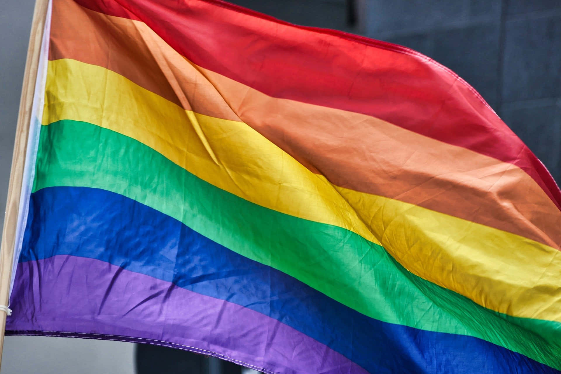 Stolzfeiern Und Unterstützen Wir Die #lgbtq-rechte - Die Regenbogenfahne.