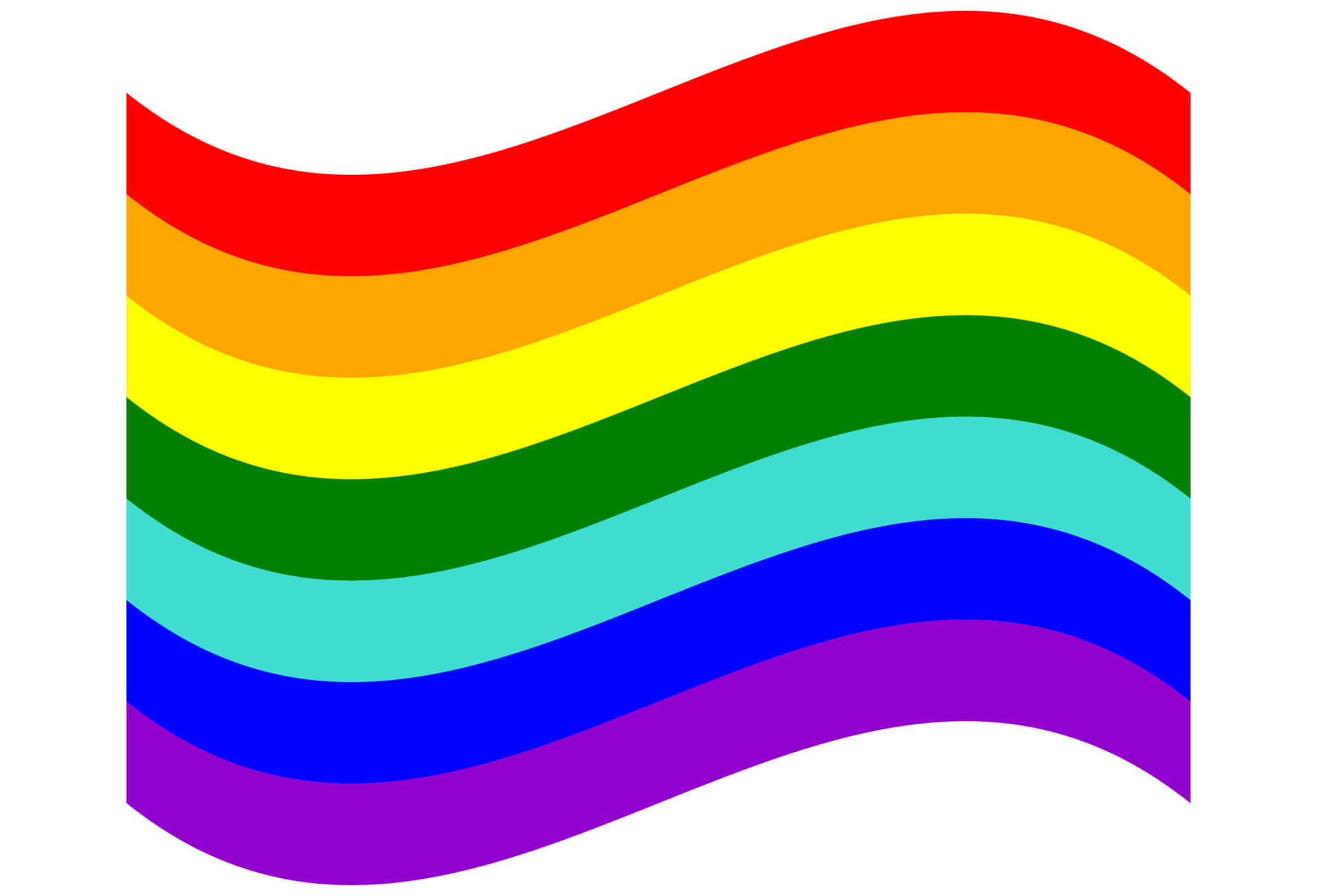 Celebrate Pride with this vibrant, colorful flag!