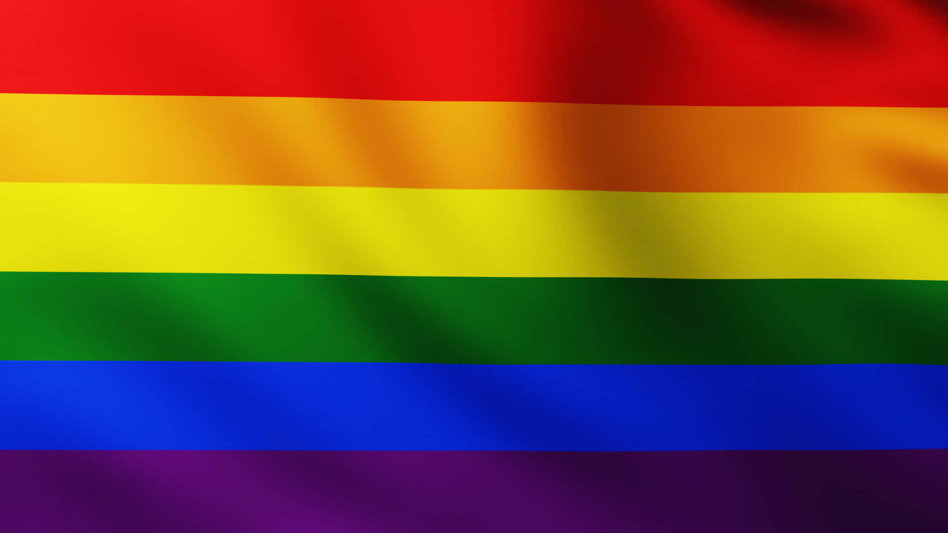 Visadin Stolthet Och Kärlek Med En Fantastisk Prideflagga