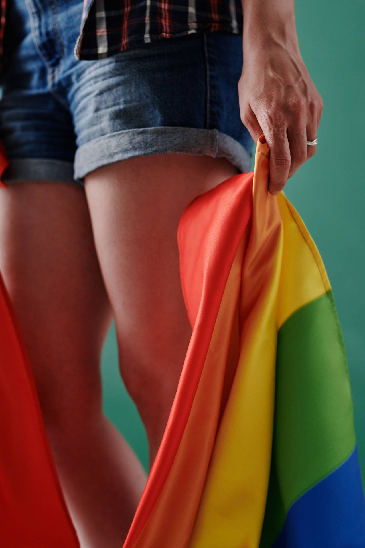 Pride Flag And Shorts Wallpaper