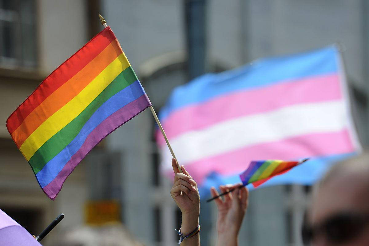 Pride Flag And Transgender Flag Wallpaper