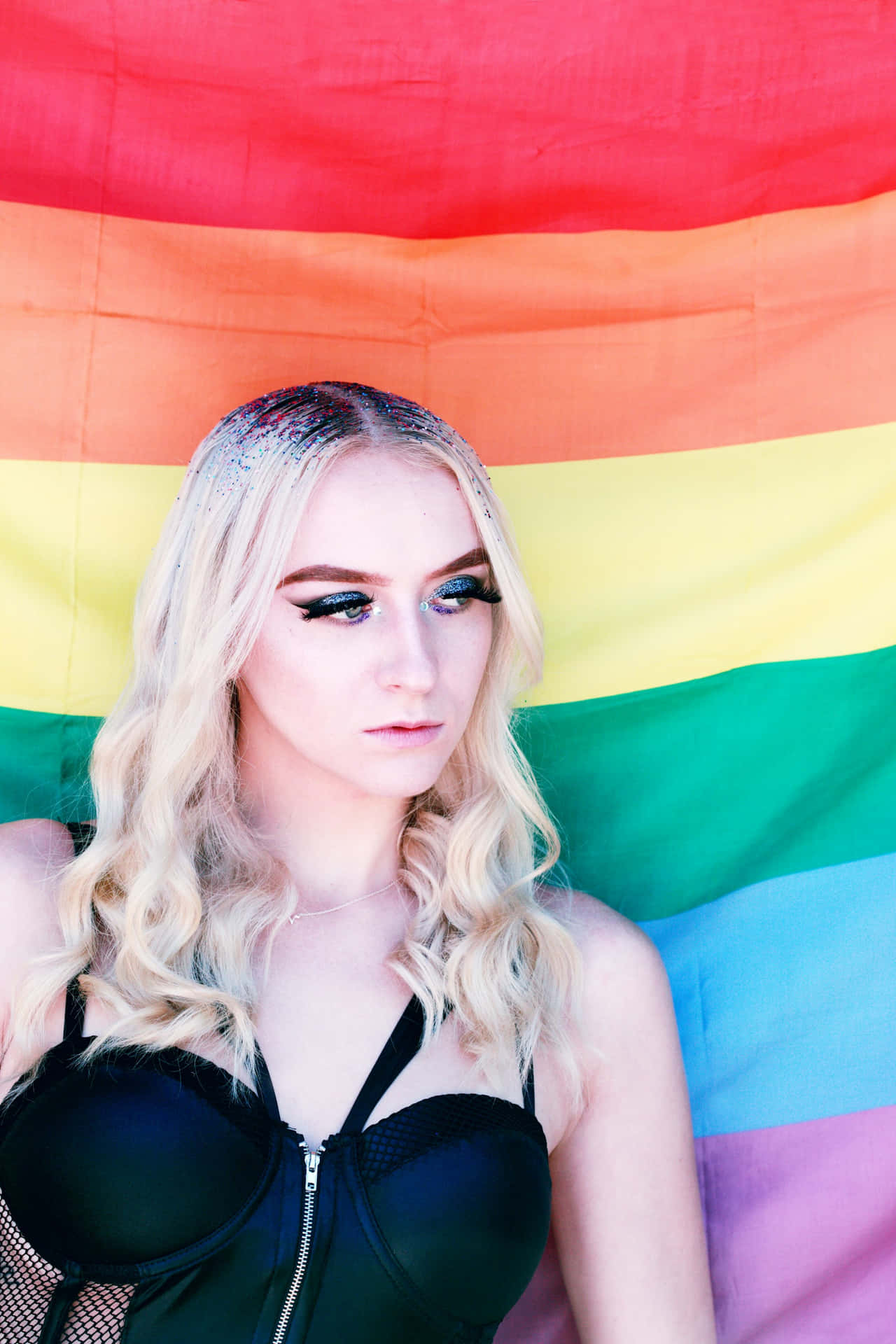 Pride_ Flag_ Backdrop_ Portrait Wallpaper