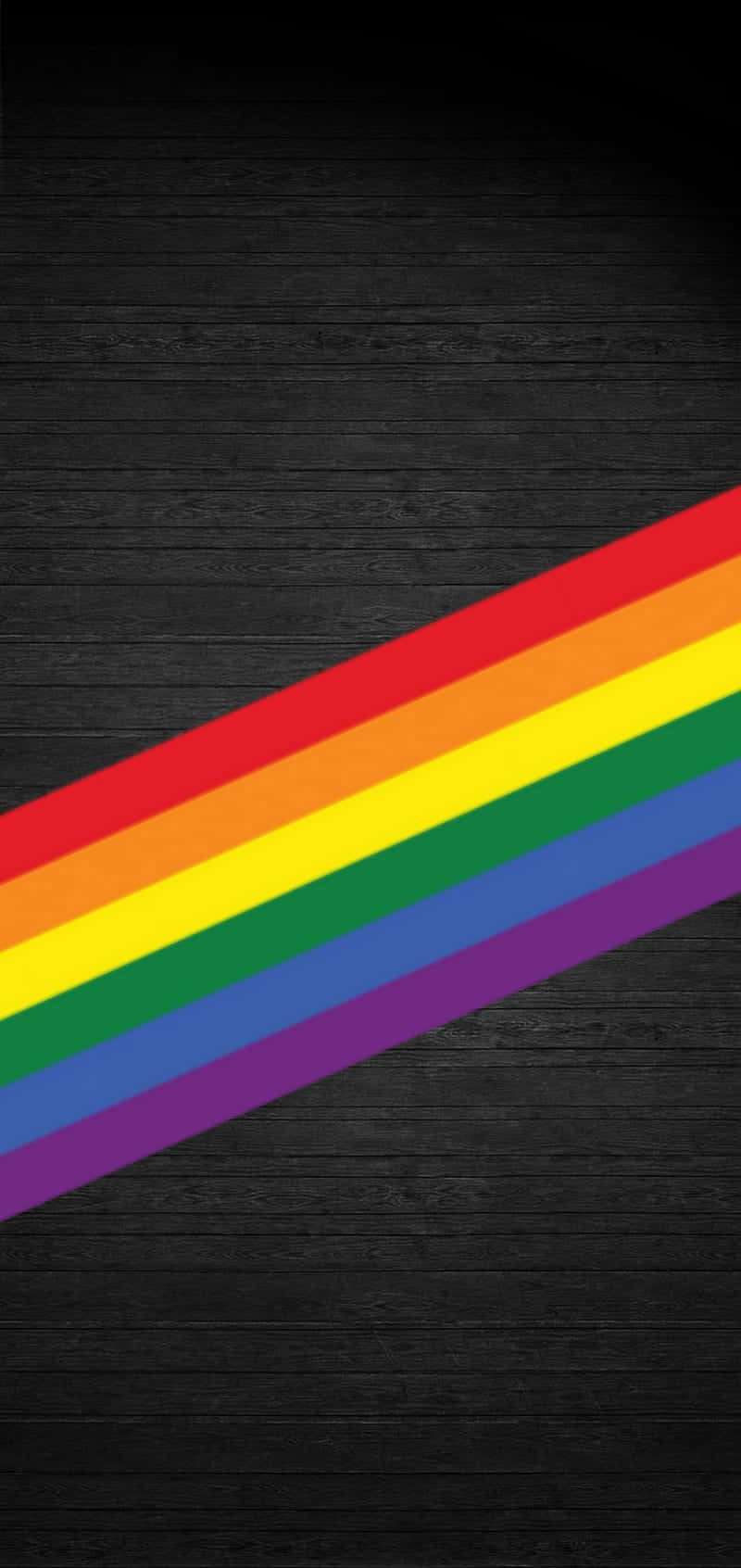 Pride Vlag Op Donker Houten Achtergrond Achtergrond