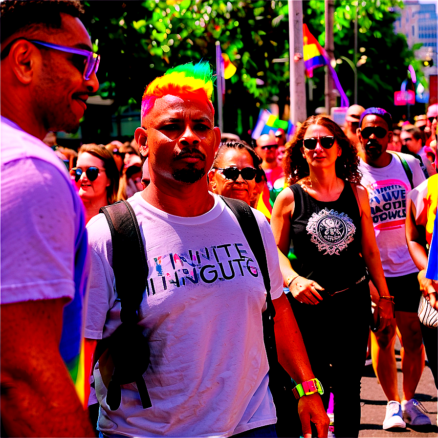 Pride March Crowds Png 23 PNG