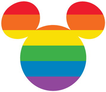 Pride Mickey Mouse Icon PNG