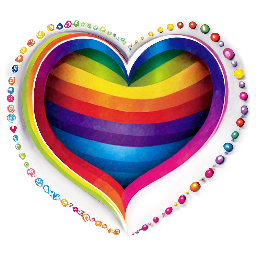 Pride Rainbow Heart Png Cpy20 PNG