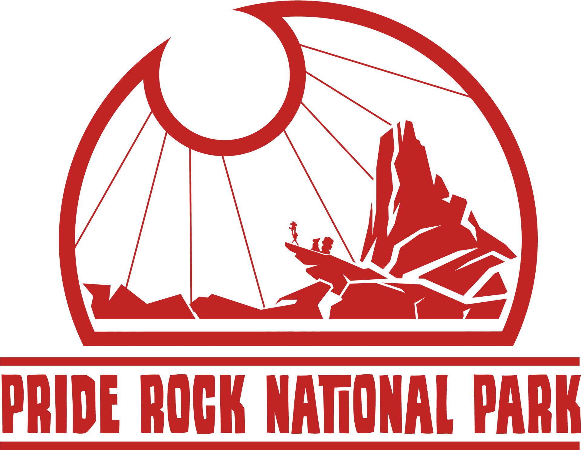 Pride Rock National Park Logo PNG