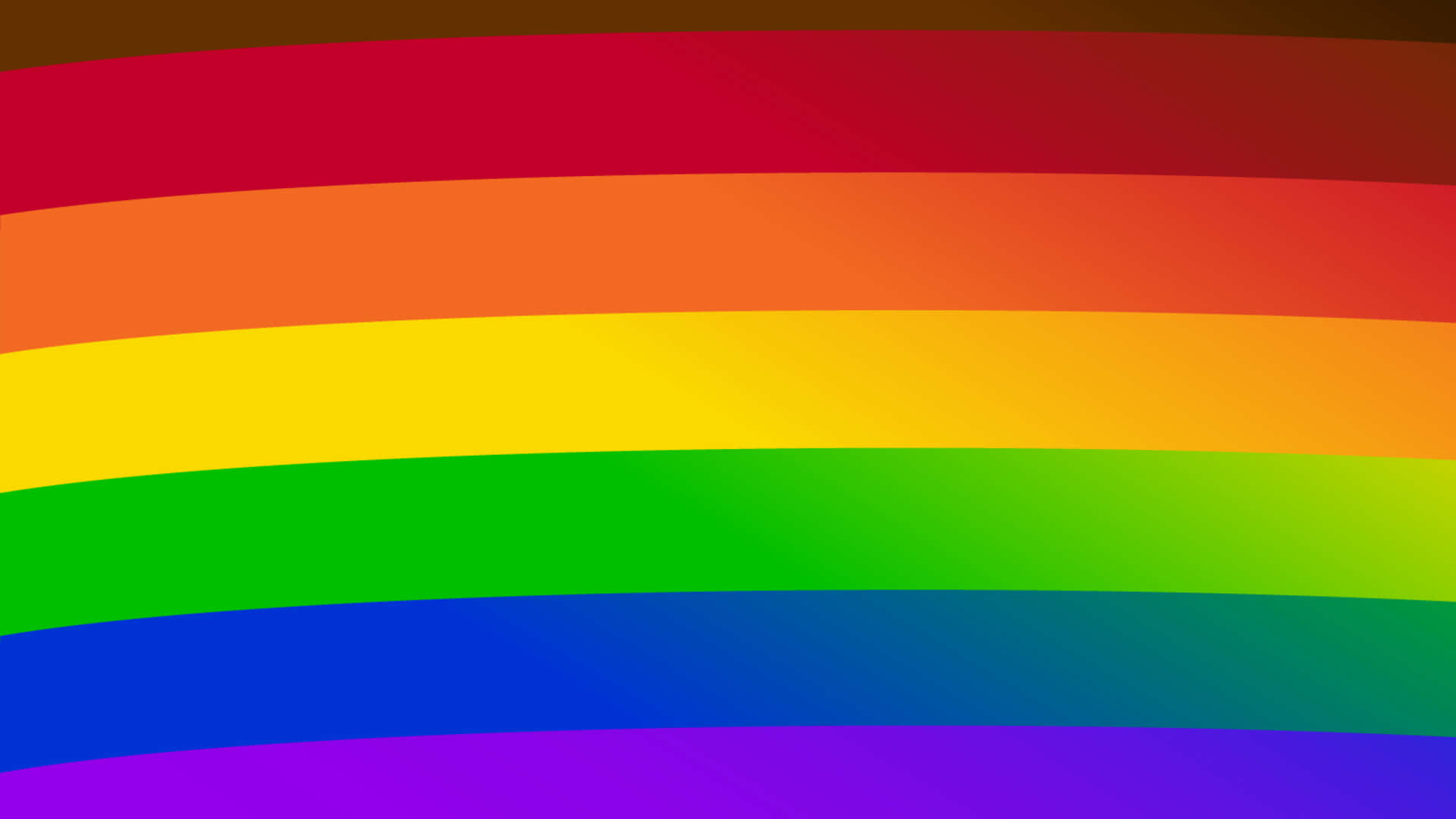 A Rainbow Flag With A Black Background