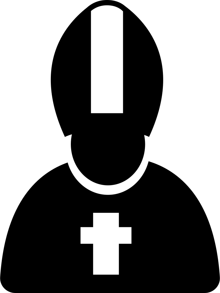 Priest Icon Silhouette PNG
