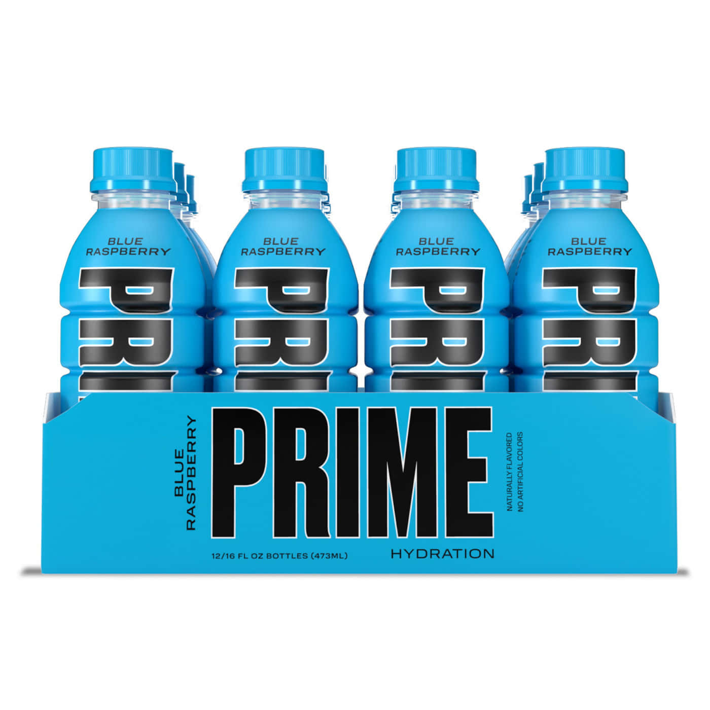 Prime Blue Raspberry Hydration Drink Pack Wallpaper