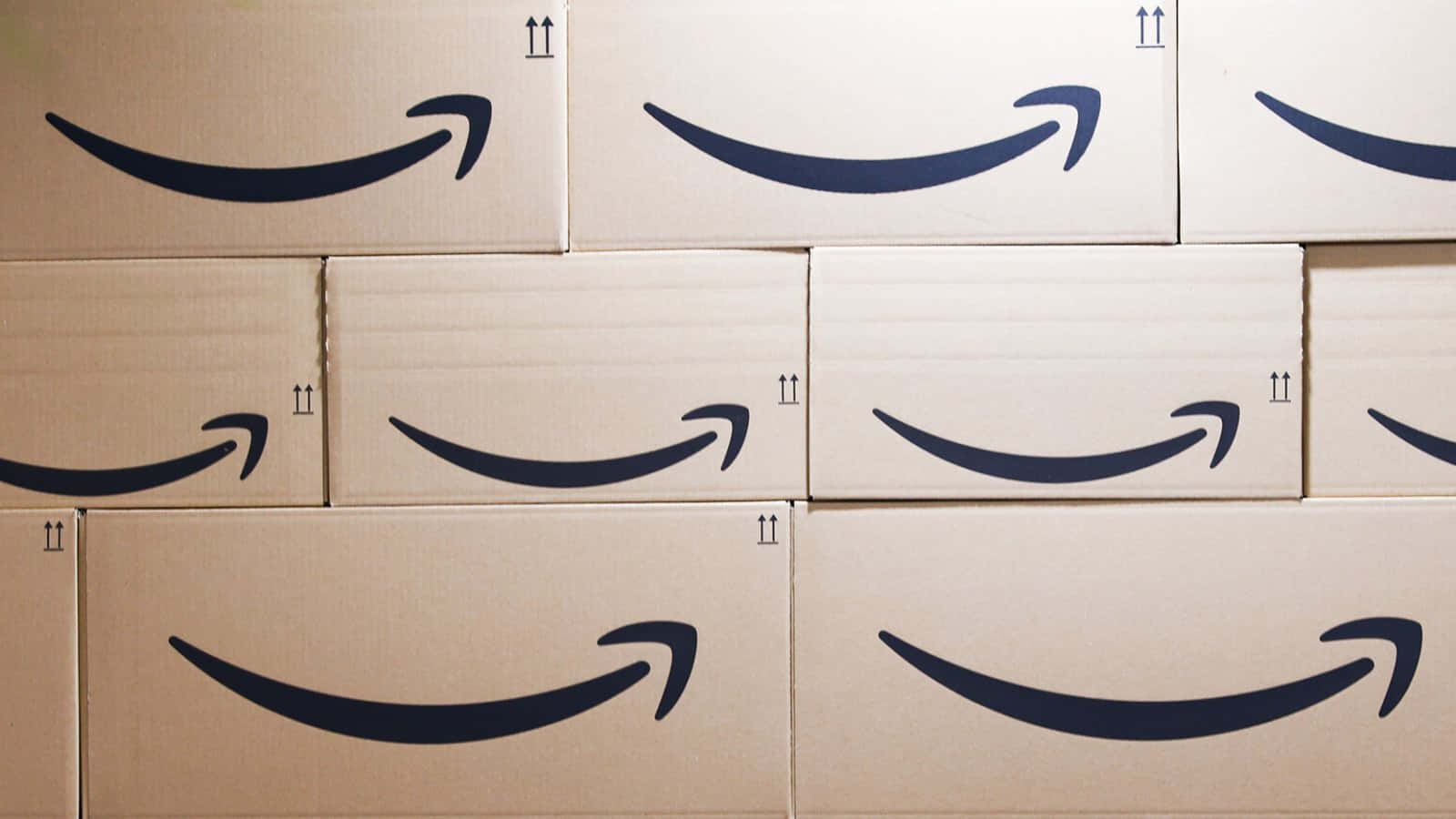 Prime Day Amazon Boxes Stacked Wallpaper