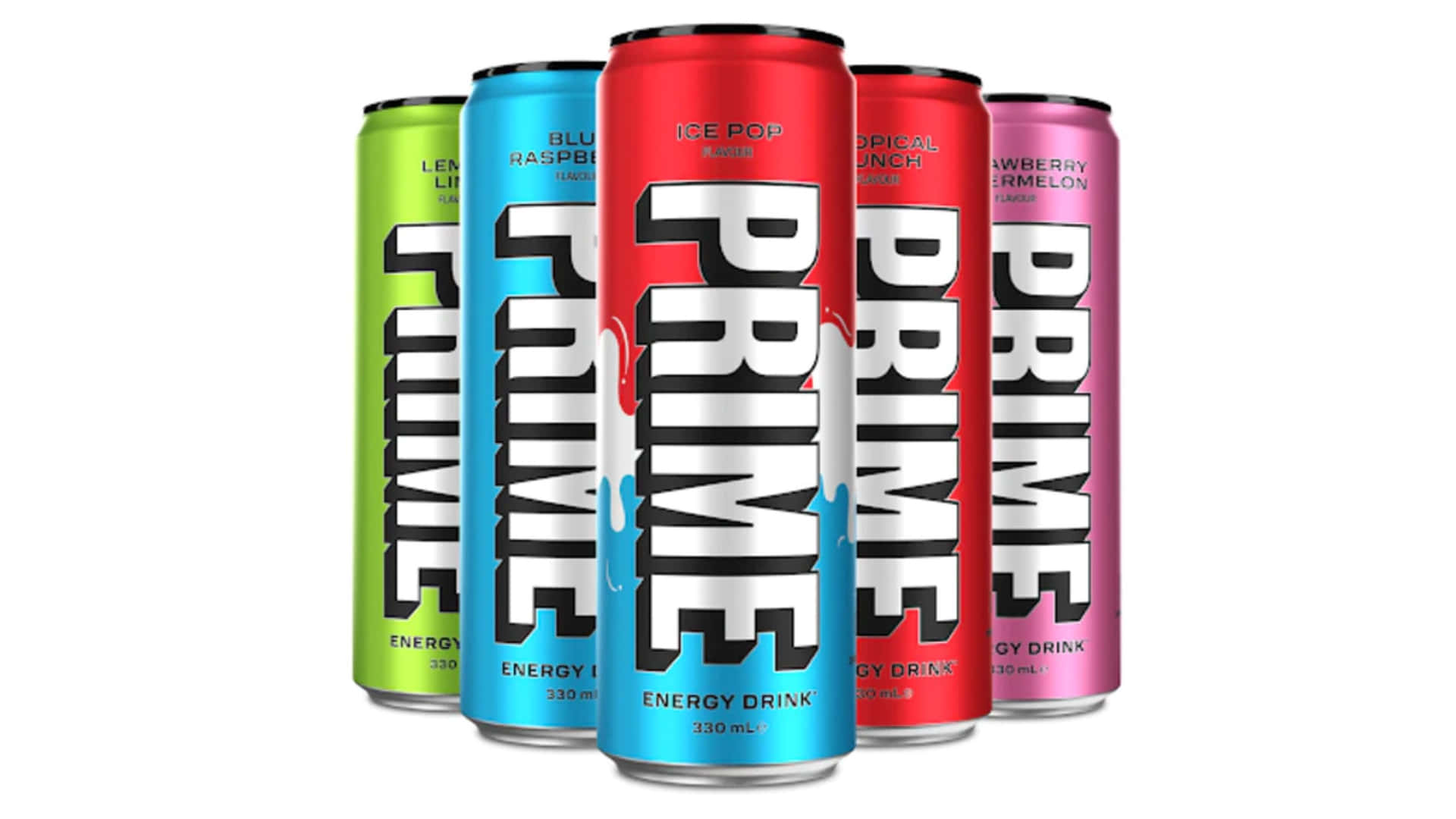 Prime Energy Drink Can Variety Pack Wallpaper