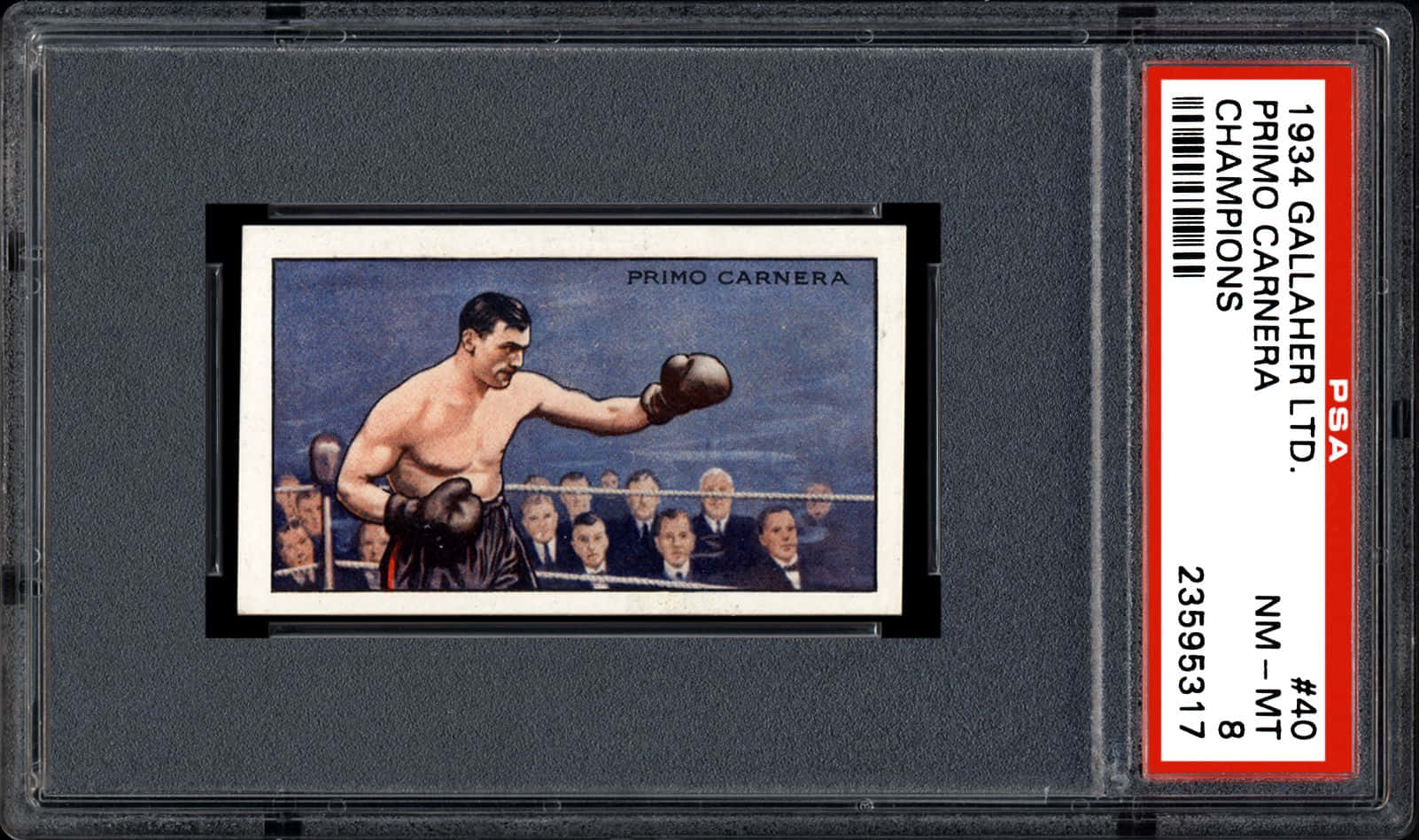 Primo Carnera 1934 Psa Gallaher Ltd Champions Collector Card Picture